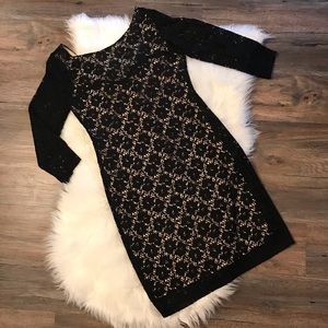 Jump Girl • black lace cocktail dress Sz 9/10